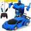 Tỉ Lệ 1: 18 2 Trong 1 Điều Khiển Từ Xa Xe Thể Thao Robot Biến Hình Đồ Chơi Cho Bé Trai