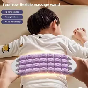 HFSHY Con lăn Massage cơ có thể uốn cong linh hoạt cho chân Ba Thư giãn cơ thể Di động Yoga Khăn giấy sâu Núm Con lăn Công cụ phục hồi sức khỏe VN