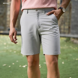 Quần Short Nam Kaki Cạp Cúc MENTORIS, Dáng Regular, thiết kế khỏe khoắn, nam tính MSR15