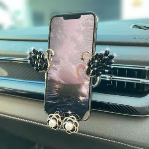Phong Cách Mới Giá Đỡ Điện Thoại Ô Tô Nhẹ Sang Trọng Xe Tải Loại Khóa Cảm Biến Trọng Lực Khung Hỗ Trợ Cửa Thoát Khí Đa Năng Điều Hướng 26.3.22