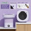 Máy Giặt Mini 6L Gấp Gọn Kháng Khuẩn, Giặt Vắt Khô Êm Ái, Tiện Dụng Cho Sinh Viên, Gia Đình, Du Lịch