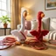 Pick up Kiss Set Red Big Goose Circle Small Game Wedding Wedding Wedding Break-in Photo Woman Đạo cụ tương tác J3sgR2Fu3