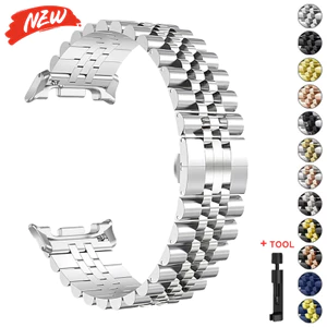 Dây đeo kim loại cho Samsung Galaxy Watch 8 40mm 44mm / 8 Classic 46mm / Ultra 2025 Vòng tay thép không gỉ 47mm