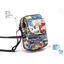 Phong Cách Mới In Canvas Một Vai Messenger Túi Điện Thoại Di Động Dung Tích Lớn Thời Trang Nữ Di Động Messenger Kép