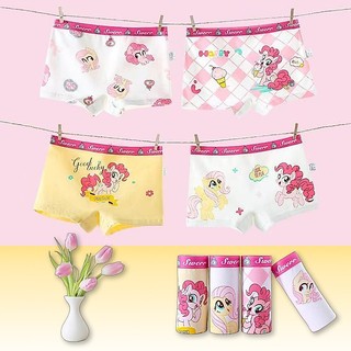 Bộ 4 QuầN LóT Bé GáI ChấT LiệU Cotton ThoáNg Khí, MềM MạI ThoảI MáI, Phù đồ Bé GáI