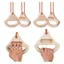 LACYESUK Dụng cụ tăng cường ngón tay, Huấn luyện viên cường độ nhẹ Bảng treo leo núi, Lắp đặt dễ dàng Chất liệu chắc chắn Người leo núi trán Bảng kéo bằng gỗ Người đam mê thể dục