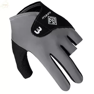 Găng tay bể bơi AWNGD 1pc, Găng tay bi-a thoáng khí chống trượt, Phụ kiện 3 ngón tay chống mài mòn thoải mái cho bàn tay trái