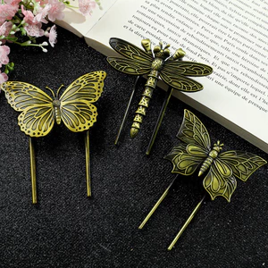 Retro Bướm Đọc Sách Trang Trí Đánh Dấu Trang Chủ Sáng Tạo Dễ Thương Chụp Hình Kẹp Quà Tặng Cho Giun Sách Và Bạn Bè26062606