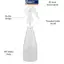 MAKY 200ML Nhựa Làm Sạch Tay Kích Hoạt Chai Nước Vườn er Vaporizer Dưỡng Ẩm Đổ Chai Du Lịch Hộp Đựng VN
