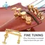 4 Chiếc Violin Fine Tuners Vàng Violin Phần Dây Điều Chỉnh Thay Thế Cho 4 / 4 Violin