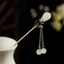 WHX-Antique Kẹp Tóc Giả Hetian Ngọc Hoa Bud Kẹp Tóc Cánh Hoa Kim Loại Hợp Kim Kẹp Tóc Nữ Sườn Xám Hanfu Phụ Kiện Cuộn Phụ Kiện Tóc