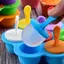 7 Lỗ DIY Kem Pops Khuôn Silicon Kem Bóng Máy Làm Bánh Popsicles Khuôn Trái Cây Cho Bé Lắc Tại Nhà Phụ Kiện Nhà Bếp Dụng Cụ VN