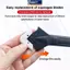 MAKY 3in1 Silicone Squeegee Scraper Bộ Dụng Cụ Cho Caulking Keo Loại Bỏ Góc Vệ Sinh Phòng Tắm Ngói Khoảng Cách VN
