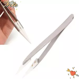 NOTE1 Nhíp chịu nhiệt, Đầu gốm Nhíp có đầu nhọn bằng gốm chịu nhiệt, Nhíp hàn điện tử bằng thép không gỉ công nghiệp