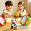 Spike Price Ngộ nghĩnh nảy trứng Burger Búp bê Gà con Đồ chơi giải nén Xoay Tricky Clockwork nảy trứng Burger Heo con Đồ chơi Quà tặng