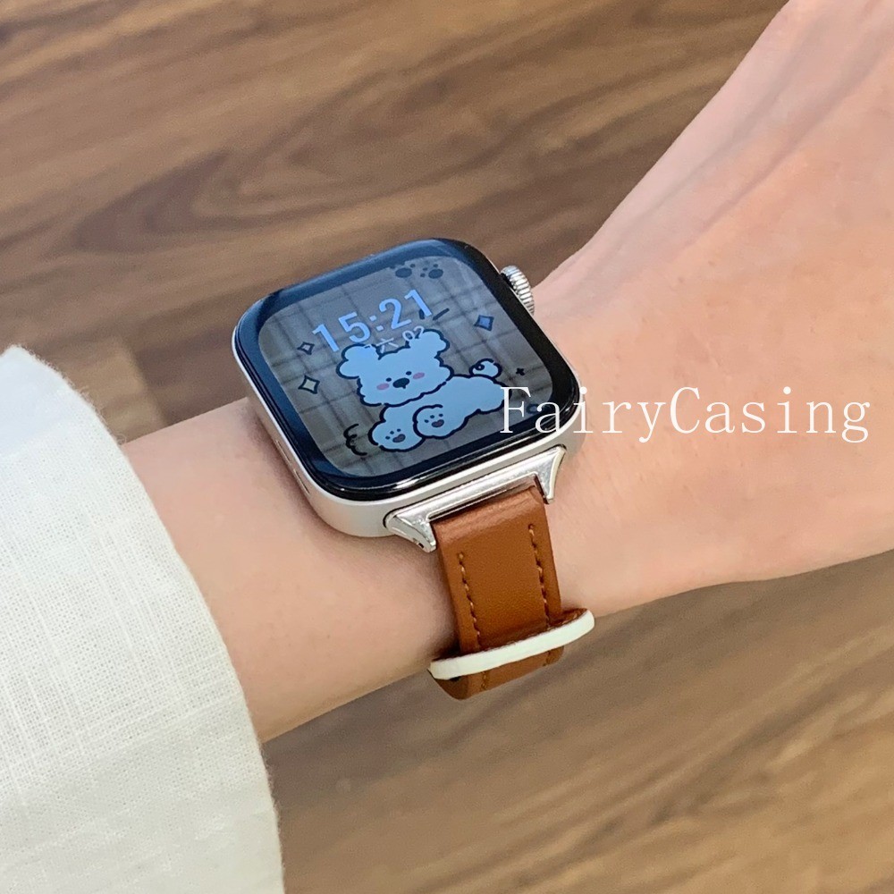 Dây đeo đồng hồ bằng da Tương thích với Huawei Band 11 Pro 10 9 8 Honor 9 10 Braclet cho Huawei Band Fit 3 2 4 4pro Band