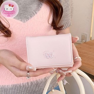 Moonlights Thời Trang Và Thường Ngày Hàn Quốc Nơ Ví Nữ Ngắn Đổi Thẻ Túi EN