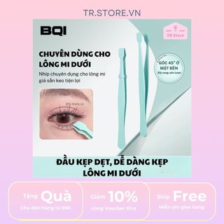 Nhíp Gắn Mi Dưới Chuyên Nghiệp BQI - Đầu Ngang, Giúp Nối Mi Dễ Dàng