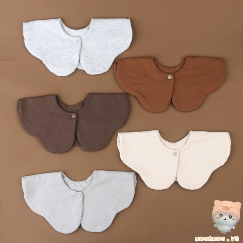 Mặt Trăng Cho Bé Ăn Yếm Cho Ăn Sơ Sinh Chảy Nước Yếm Nước Bọt Khăn 0-2Y Trẻ Sơ Sinh Mọc Răng Yếm Kid Essentia
