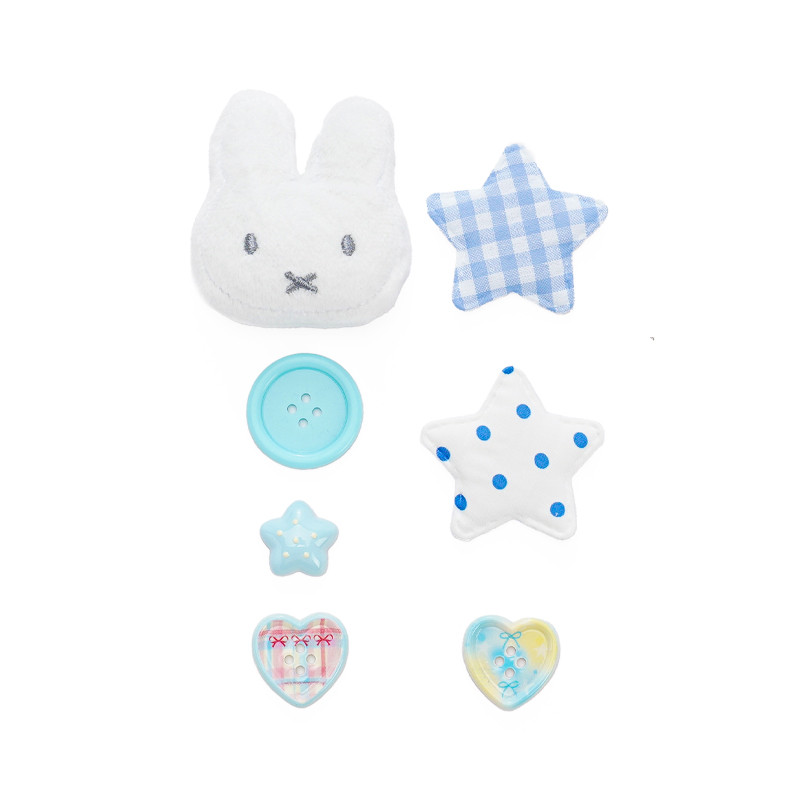 Phụ Kiện Giày Lỗ Miffy Thỏ Ngôi Sao Hoa Dễ Thương, Phù Hợp crocs, DIY, Có Thể Tháo Rời, Phong Cách ins