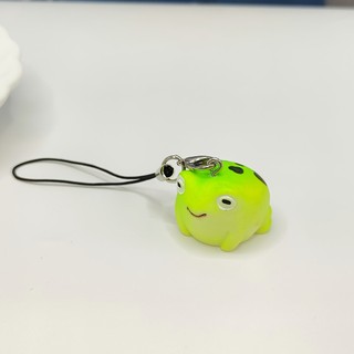 1 Cái Dễ Thương Sa Mạc Ếch Móc Khóa Dây Đeo Điện Thoại Túi Charm USB Mặt Dây Chuyền