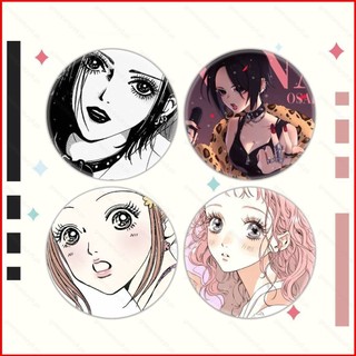 GC9 NANA Komatsu Nana Oosaki Nana tinplate huy hiệu bộ sưu tập sinh viên Quà tặng Anime Manga Ngoại vi CG9