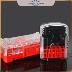 Hộp đựng mũi khoan điện Hộp đựng mũi khoan lục giác 6.35mm Hộp đựng mũi khoan 5 kích cỡ PVC chịu nước có thể tháo rời Lưu trữ có thể treo được.