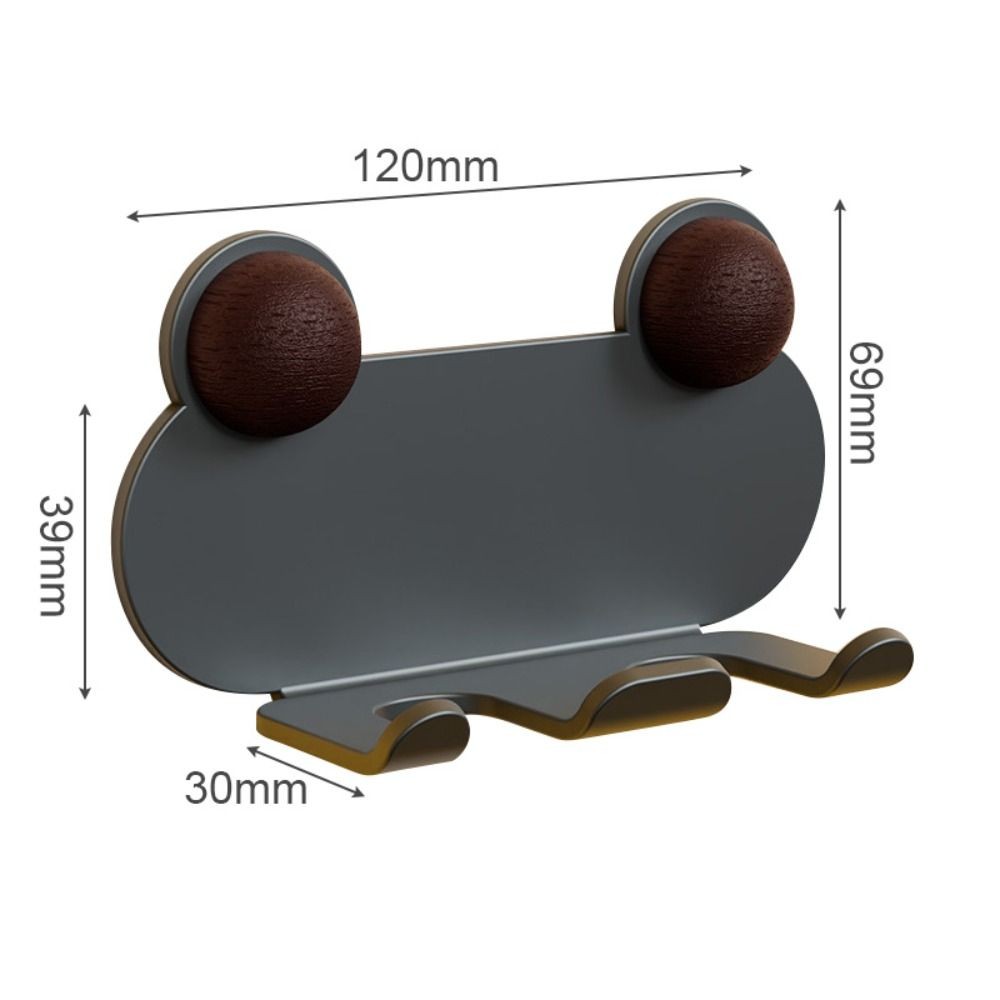 Móc chống đục lỗ 1 / 4 CHIẾC, Dây nguồn cố định phong cách Pháp Cáp dữ liệu Cắm cố định lưu trữ, Móc treo đa năng hoạt hình để lưu trữ phòng tắm nhà bếp