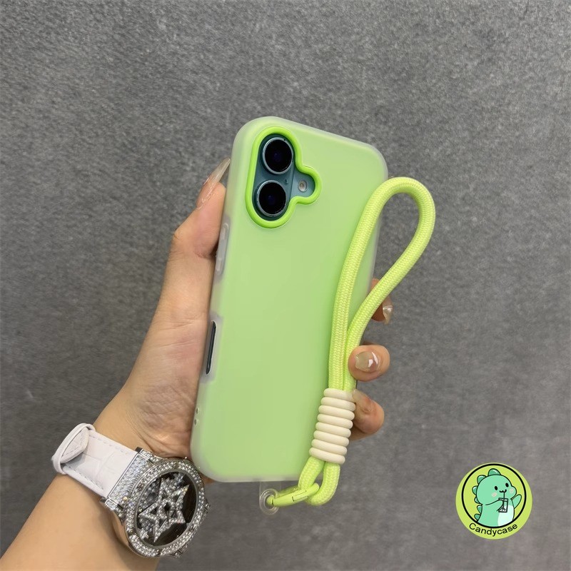 Ốp Điện Thoại 2in1 Có Dây Đeo Cho Samsung Galaxy A07 A06 A05 A05S F05 M05 A72 A04 A04E A04S 5G 4G Jelly Cover Dễ Thương Đơn Giản Ốp Lưng Dây Đeo Cổ Tay Vỏ Mềm Cứng