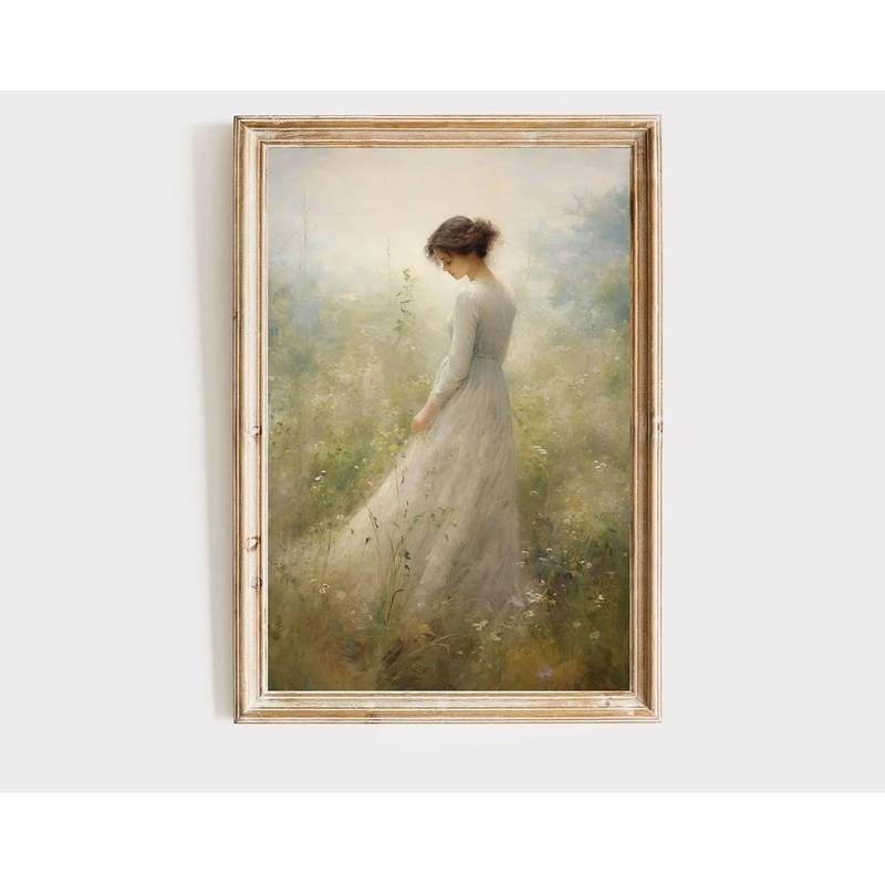 Tranh sơn dầu in tranh sơn dầu tự hào và định kiến Elizabeth Bennet và Mr Poster mục vụ Darcy trang trí nhà