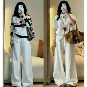Quần Jean Ống Rộng Mùa Trắng-Be Dễ Mix Đồ Tôn Dáng Tocjean