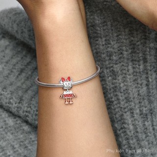 ❈ ❈ Hearts Charm DIY Vòng tay Đồ trang trí Trang sức Mạ bạc S925