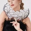 Treeling Lưới Có Thể Tái Sử Dụng Cổ Elizabethan Trang Trí Tiệc Halloween Chú Hề Nhẹ Attires