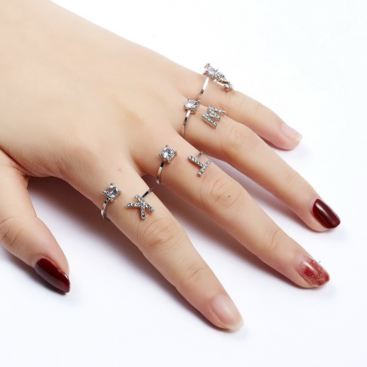 Nhẫn bạc thời trang Hàn Quốc, có thể điều chỉnh kích thước - quà tặng sinh nhật cho học sinh