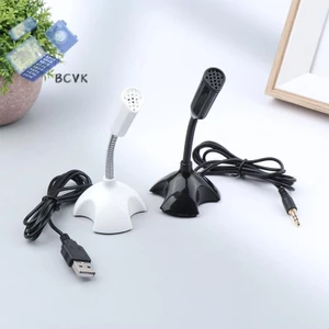 [BCVK] Micro Laptop 3.5 Mm USB Để Bàn Đứng Mic Có Giá Đỡ Cho Phòng Thu Phát Biểu Hát Chơi Game Phát Trực Tuyến Tốt