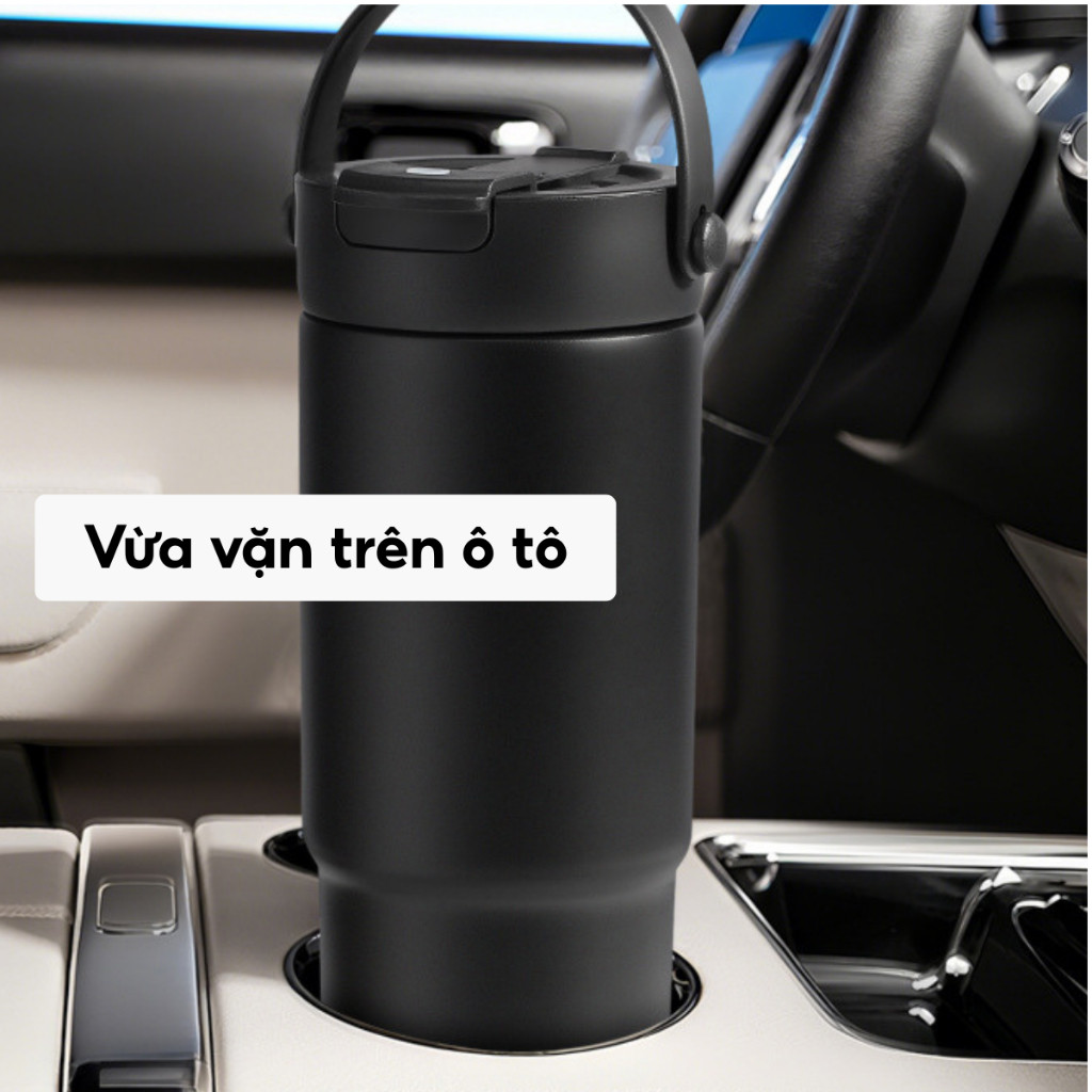 Ly giữ nhiệt tráng sứ cao cấp 84F700C, 700ml, inox 316, giữ nhiệt 8-12h, khắc tên theo yêu cầu