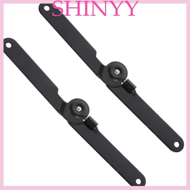 SHI Gói 2 Nắp Xoay Hạng Nặng Hỗ Trợ Sắt Bản Lề Gấp 180 Độ Cố Định Nhanh Cho Tủ Cửa Hộp Tủ