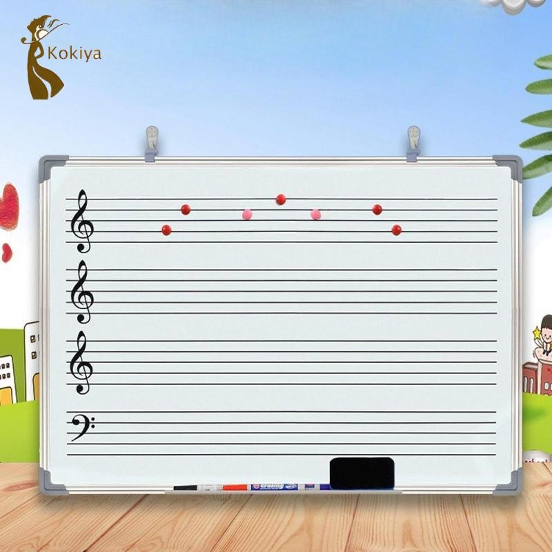 Công cụ giảng dạy Notepad Bảng trắng âm nhạc Thực hành Bảng hai mặt cho gia đình