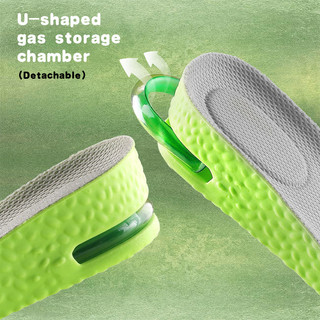 MỚI Chiều Cao Tăng Đế Cho Nam Phát Triển Đế Giày Unisex Chất Lượng Thể Thao Không Khí Chống Sốc Chống Mùi Miếng Lót Giày