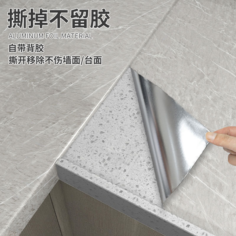 Giấy dán giả đá hoa cương chống nước, chống dầu | Dán bếp, tủ, bàn, mặt bàn tự dính