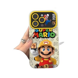 Ốp điện thoại chống sốc hoạt hình sáng tạo Mario Unique Niche phong cách mới nhất Thích hợp cho iPhone 17promax / 13 / 15pro / 14pro / 16 / 12pro / 17 / 11 / 16promax / xs / 16pro Ốp điện thoại chống sốc