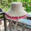 Mũ Bucket Tua Rua dây hoa ngọc Vành rộng kèm dây Basic Chống nắng Form Unisex Nam Nữ - MD281