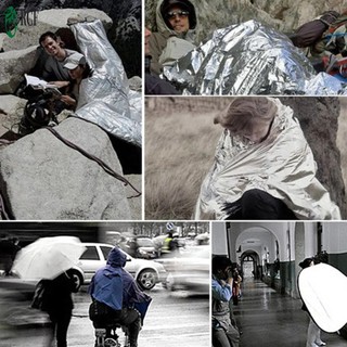 Chăn giữ nhiệt Mylar dạng lá mỏng nhẹ, tiện lợi cho hoạt động ngoài trời lạnh