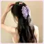 JRP Boho Beach Hoa Acrylic Vuốt Tóc Màu Trơn Kẹp Cho Kỳ Nghỉ Phong Cách JRP