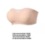 Áo ngực Bandeau có đệm không dây Chống trượt Đóng lưng vô hình Underwire quây Push Up Tube Bralette dành cho nữ