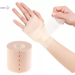 1 Cuộn Phim Da Cotton Bọt Băng Co Giãn Tự Dính Khuỷu Tay Mặt nạ Da Đầu Gối Phim Bọt Underwrap Thể Thao Pre-Wrap Cho Băng Thể Thao