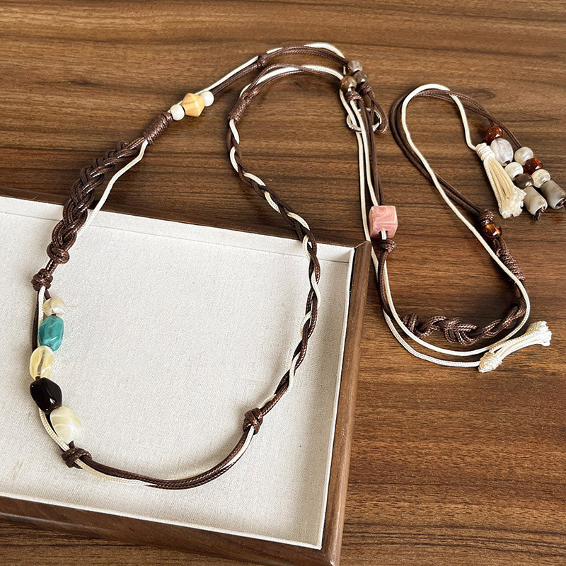 Dây thắt lưng bện phong cách dân tộc Bohemian Nữ 2026 Thắt lưng bướm cổ điển thời trang