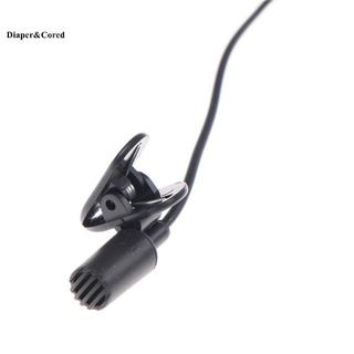 DIAPER & CORED 3.5mm Mini Studio Speech Micrô Clip cho PC Desktop Notebook 1.5M YTH