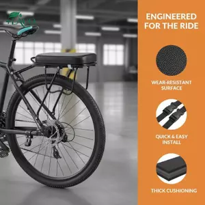 Đệm ngồi sau xe đạp Springevenstar dành cho hỗ trợ Ba có bàn đạp Lý tưởng cho chuyến đi dài Springevenstar