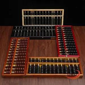 Hạt tính toán DWEL, Bàn gỗ vuông nhiều màu, Giá tính toán bằng gỗ 13 chữ số bền bỉ Phát triển trí thông minh